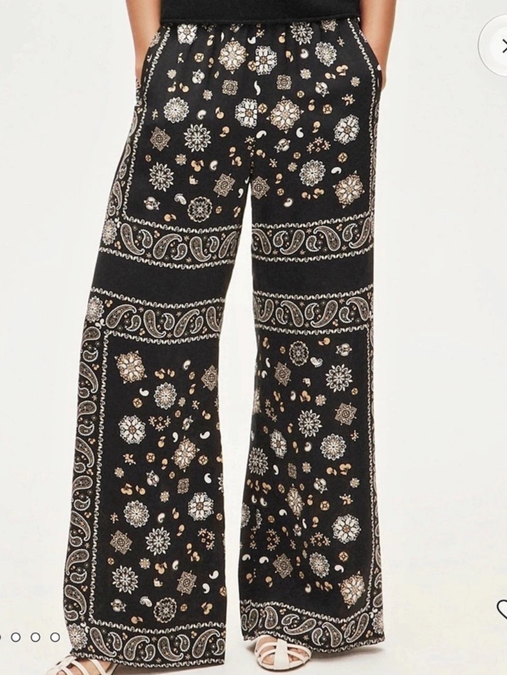 J Crew Cosmo Pant in Bandana print viscose twill